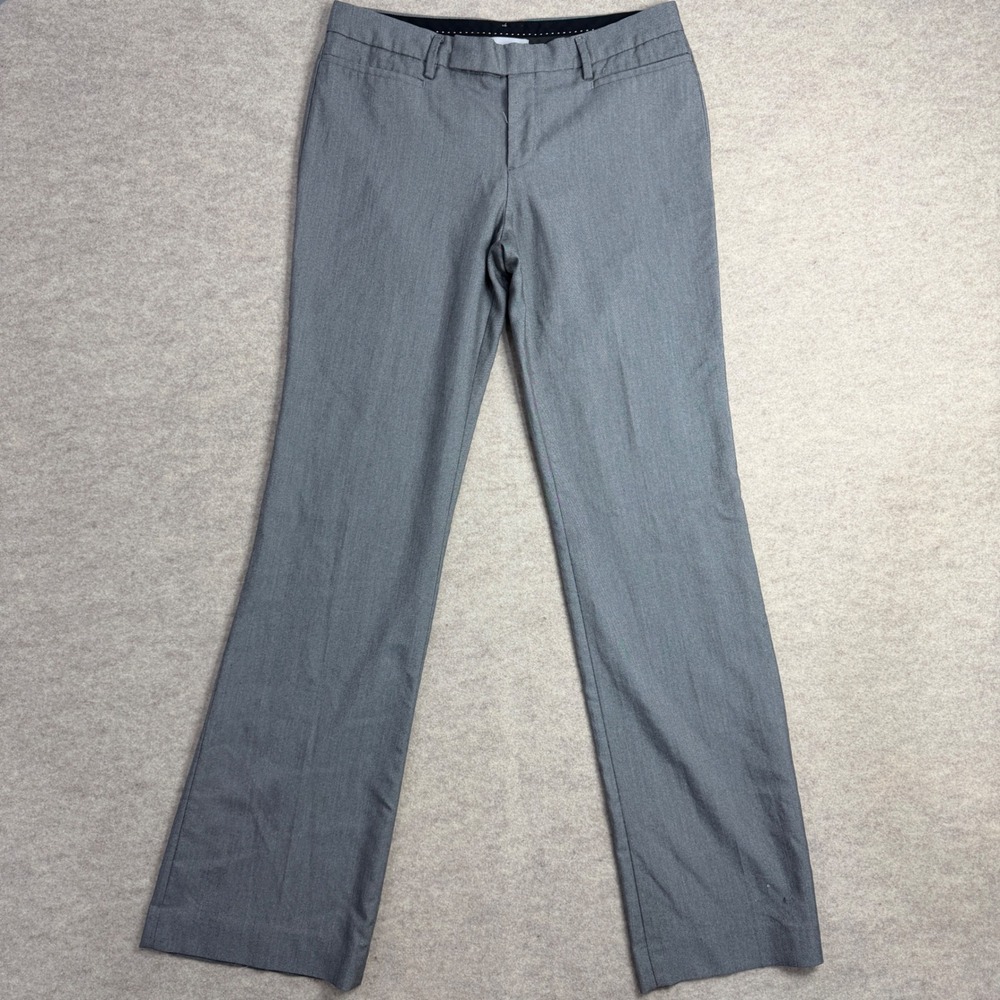 Gap Modern Boot Gray Dress Pants Womens 6L Stretch Bootcut Trousers Office Wear